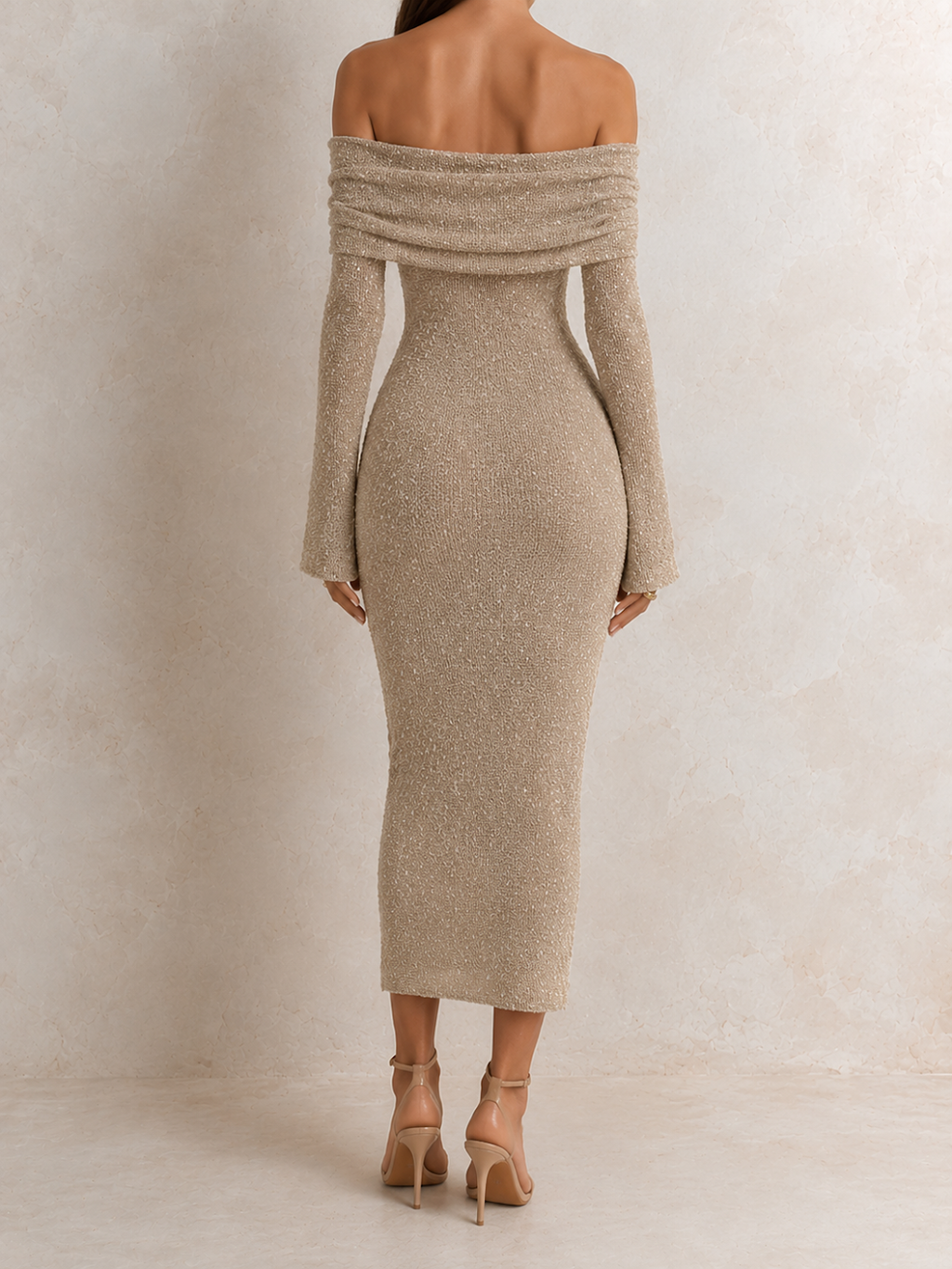 VESTIDO CHAMPAGNE